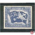 Australia stamps 1946 - SG214 blue - 3½d Dove &...