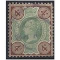 1887 SG205 4d Green & Purple Brown Fine Used..