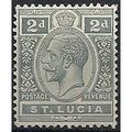 St Lucia 1918 SG80 2d Grey Wmk Multi Crown CA M...