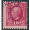 Sweden Facit 54v/Scott 58v, 10ö carmine Oscar I...