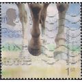 GB, HORSE, Running hooves, blue to yellow 2000,...