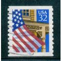 Used 2913 32c U.S. Flag Over Porch Fine CNS 333...