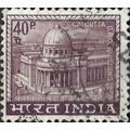 INDIA, Calcutta postoffice, violet 1968, 40paisa
