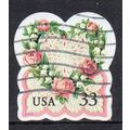 USA 1999 Love - Pink Roses 33c s/a Used