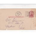 United States 1933 1c on 2c Jefferson Postal Ca...