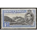 Ascension Island 1944 SG42d 4d Black & Ultramar...