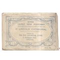 set of 7 postcards LINCOLN CATHEDRAL EARLY 20th...