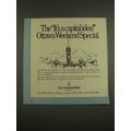 1985 Four Seasons Hotel Ottawa Ad - It's a capital idea! Ottawa Weekend Special