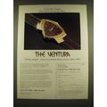 1990 Hamilton Classics Ventura Watch Ad - When the future was the fifties