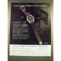 1990 The Franklin Mint Frederic Remington Watch Ad - A Masterpiece