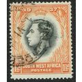 South West Africa 1937 Coronation 1 ½d Black an...