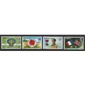 JERSEY 1971 ROYAL BRITISH LEGION SG 61 / 64 SET...
