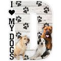 I Love My Dogs Fridge Magnet