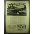1949 Buick Car Ad - Action? That's its middle name