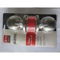 Ikonic Ruby Entrance Knob Furniture Brushed Nic...