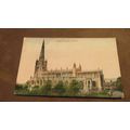 Early Thompson Postcard - Saffron Walden Church...