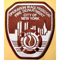 FDNY Operation Iraqi Freedom. 4"X4.5". PP76.