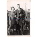 R138416 Woman. Man. Old Photography. Postcard