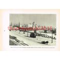 Winter View of Central Moscow, with Tram, Russi...