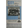 1969 programme Manchester City v. Newcastle Uni...