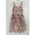 Girls Zunie Dress Size 7 Stunning Floral Lace P...