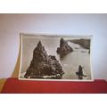 THE STACKS, DUNCANSBY, JOHN O'GROATS , CAITHNESS used vintage postcard RP =