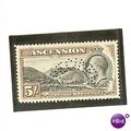 Ascension KGV 1934 5/- Black & Brown SPECIMEN M...