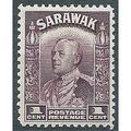 Sarawak 1934 SG106 1c Purple Mounted Mint .. ..