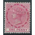Dominica 1887 SG22 1d Rose Mounted Mint..