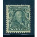 300 1c Benjamin Franklin Barely Clears MNH C1859