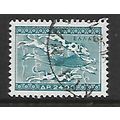 GREECE 1954 GREEK ART 2,400d BLUE HUNTING WILD ...