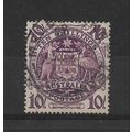 Australia.SG224b 10s Commonwealth Coat of Arms ...