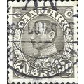 DENMARK, King Christian X, grey 1934, 50ore