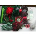 Christmas Craft Inspiration Pack; ribbon, felt,...