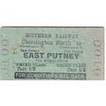 CHESSINGTON NORTH - EAST PUTNEY Southern Railwa...