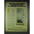 1978 Hotpoint Model CTF21GW Refrigerator Ad