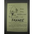 1954 French Government Tourist Office Ad - Fun ...