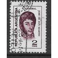ARGENTINA REP 1970 2p BROWN GENERAL JOSE DE SAN...