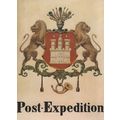 Hamburg German Antique 1865 Post Office Sign Po...