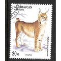 AZERBAIJAN 1994 WILDCATS 20M LYNX SG 197 FINE USED