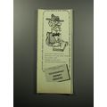 1957 Western Union Telegraphic Money Orders Ad - Driving North