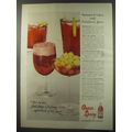 1956 Ocean Spray Cranberry Juice Ad - Summer Coolers with Cranberry Juice