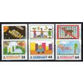 Guernsey 703-708 MNH Children's Drawings Art ZA...