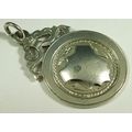 Antique Solid Silver Pocket Watch Fob Medal 192...