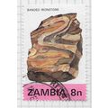 ZAMBIA 1982 BANDED IRONSTONE 8n USED