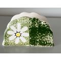 CERAMIC DAISY NAPKIN HOLDER