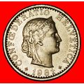 Ⰶ LIBERTY (1879-2025): SWITZERLAND★20 RAPPEN 19...