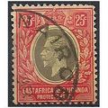 East Africa & Uganda Protect 1912 SG50 25c Blac...