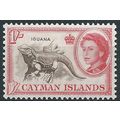 Cayman Islands 1962 SG174 1/- Sepia & Rose-Red ...