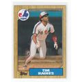 1987 Topps Tim Rock Raines baseball card #30 – ...